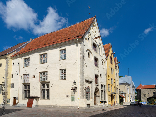 Medieval houses in Tallinn  Estonia