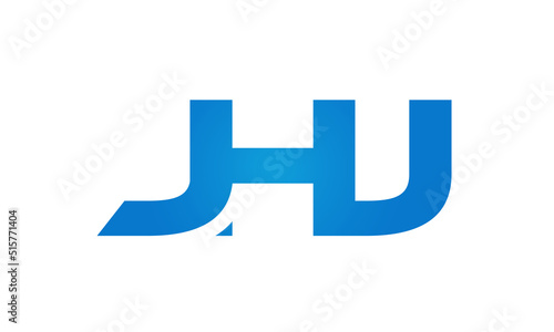 Connected JHJ Letters logo Design Linked Chain logo Concept