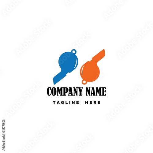 whistle icon logo vector