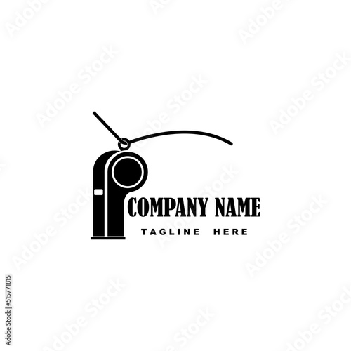 whistle icon logo vector