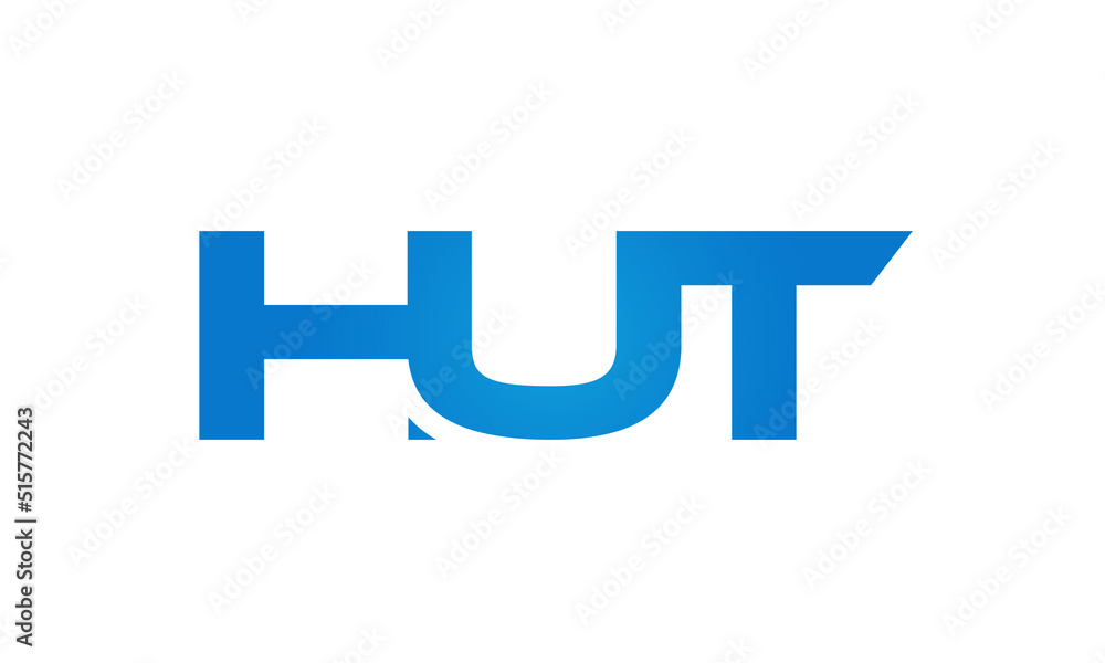 Connected HUT Letters logo Design Linked Chain logo Concept
Connected HUT Letters logo Design Linked Chain logo Concept