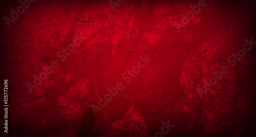 Grunge texture effect. Distressed overlay rough textured. Realistic red abstract background. Graphic design template element concrete wall style concept for banner, flyer, poster, brochure, cover, etc © Arroyan Art