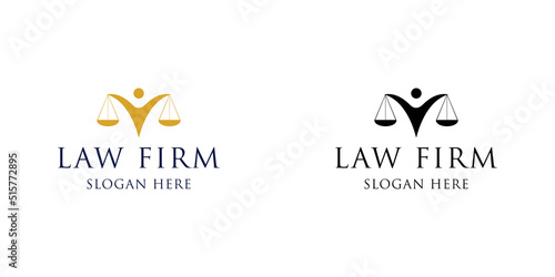 law office logo style trendy stylist simple