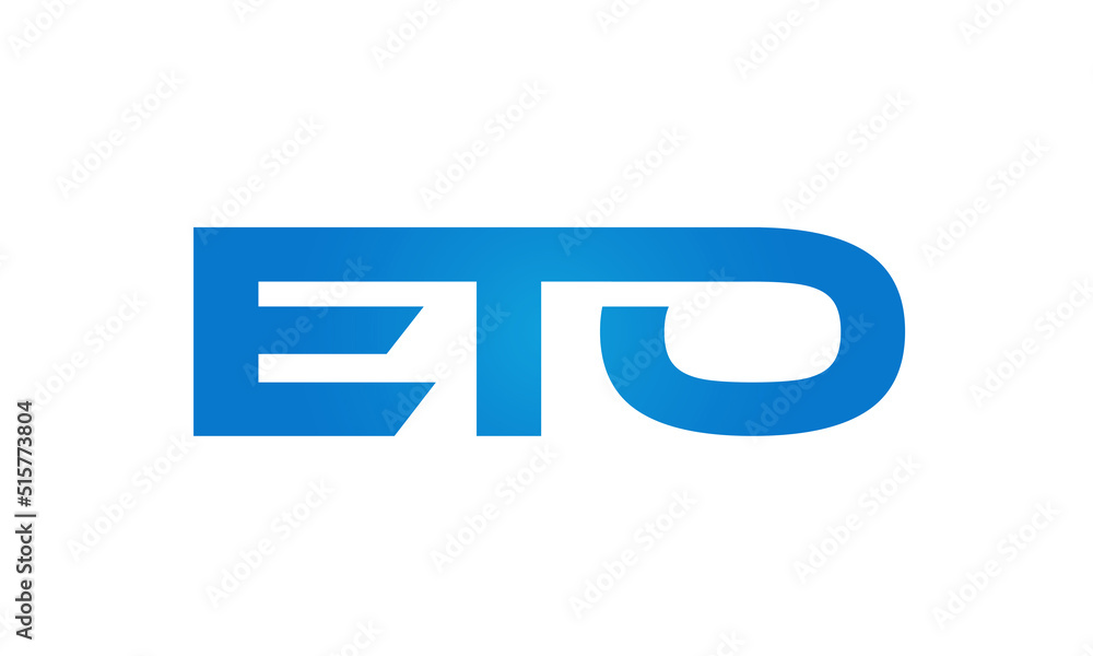 Connected ET Letters logo Design Linked Chain logo Concept Connected ET Letters logo Design Linked Chain logo Concept
