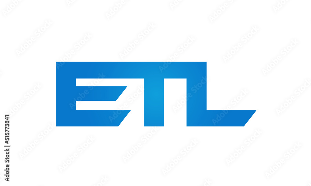 Connected ET Letters logo Design Linked Chain logo Concept Connected ET Letters logo Design Linked Chain logo Concept