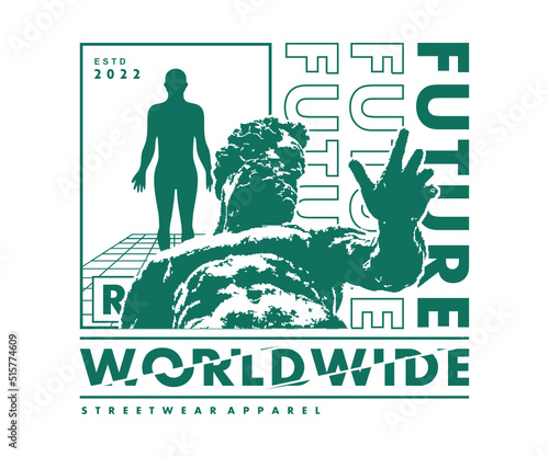 Retro Poster Aesthetic Graphic Design for T shirt Street Wear and Urban Style