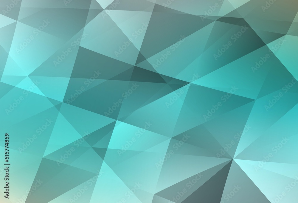 Light Green vector polygonal template. Light Green vector polygonal template.