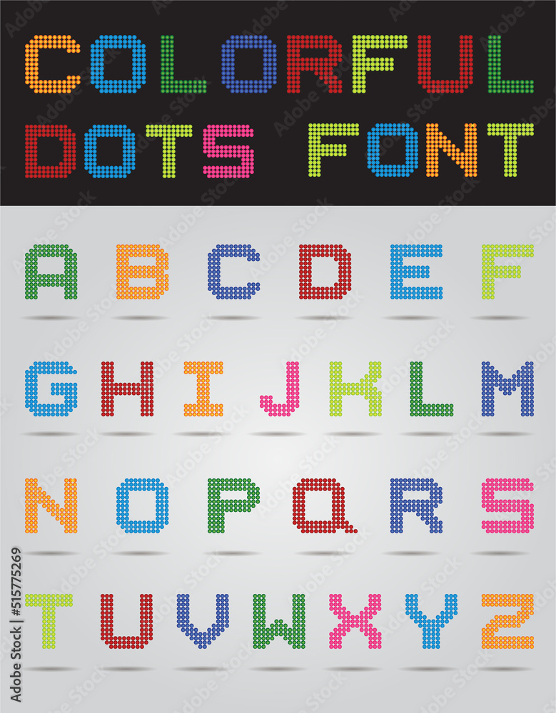 font set, Vector illustration. font set, Vector illustration.