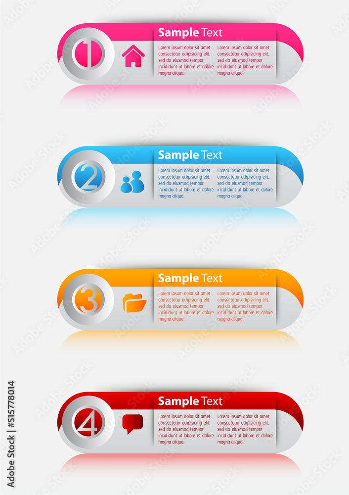 modern text box template, infographics banner modern text box template, infographics banner