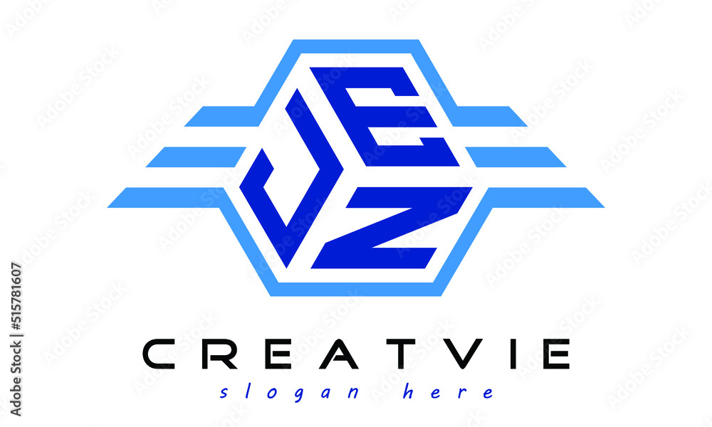 JEN three letter geometrical wings logo design vector template. wordmark logo | emblem logo | monogram logo | initial letter logo | typography logo | business logo | minimalist logo | - obrazy, fototapety, plakaty 