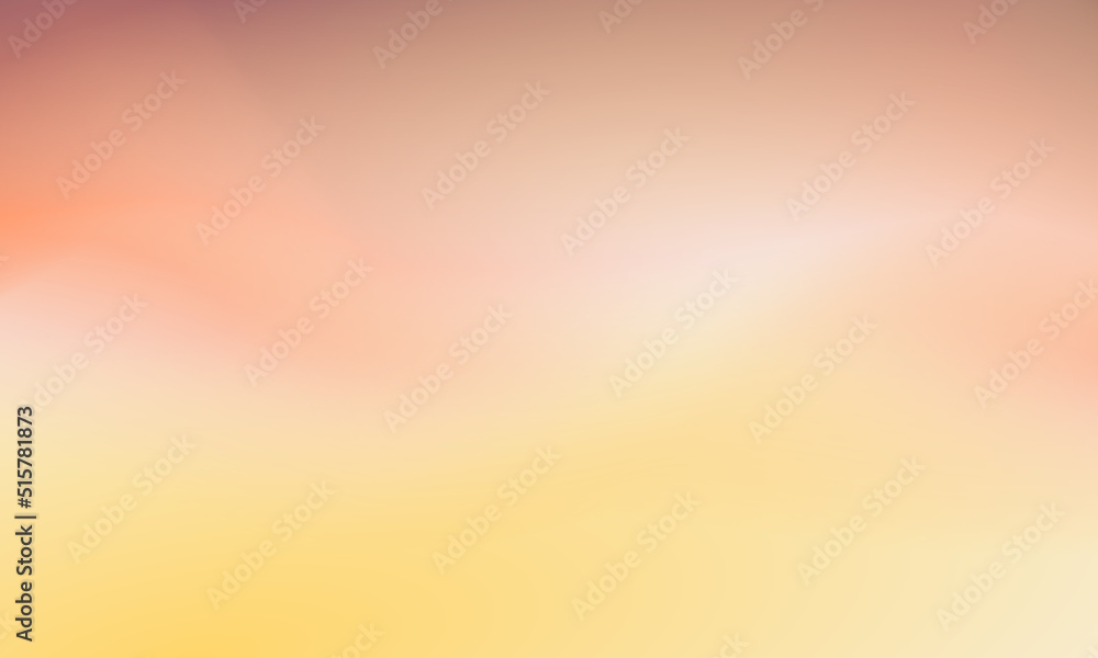 Beautiful gradient background of yellow and orange, smooth and soft texture