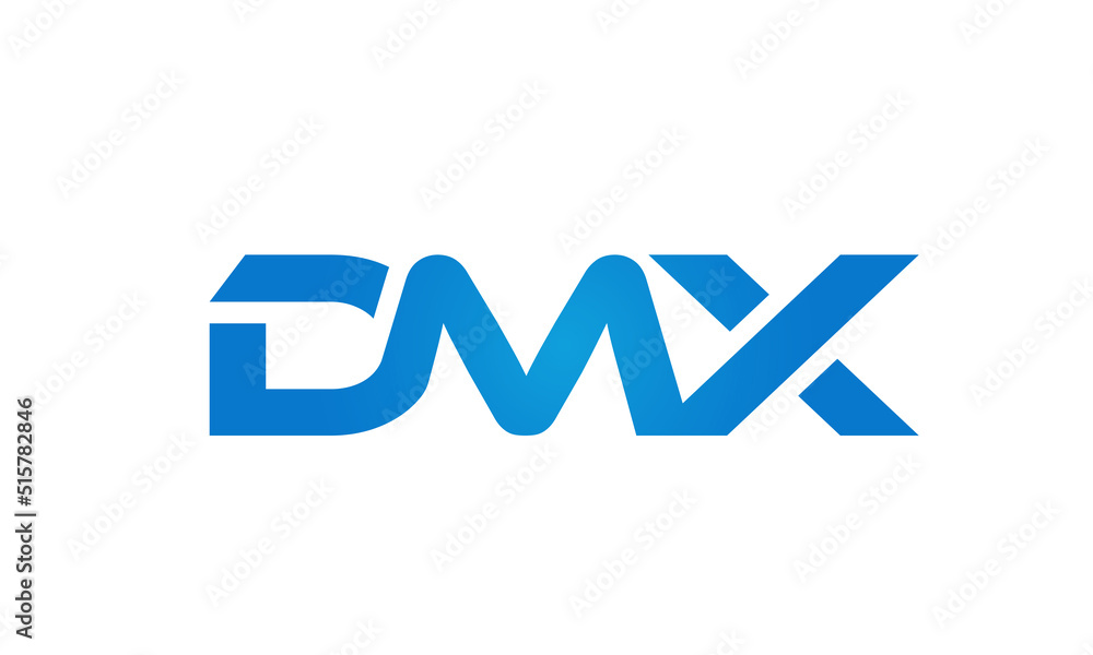 Connected AMX Letters logo Design Linked Chain logo Concept Connected AMX Letters logo Design Linked Chain logo Concept