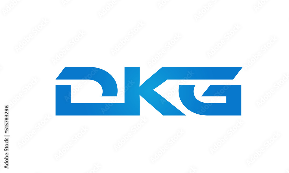 Connected AKG Letters logo Design Linked Chain logo Concept Connected AKG Letters logo Design Linked Chain logo Concept