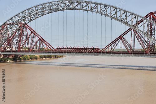 Lansdowne Bridge on Indus river, Sukkur, Pakistan © Sergey