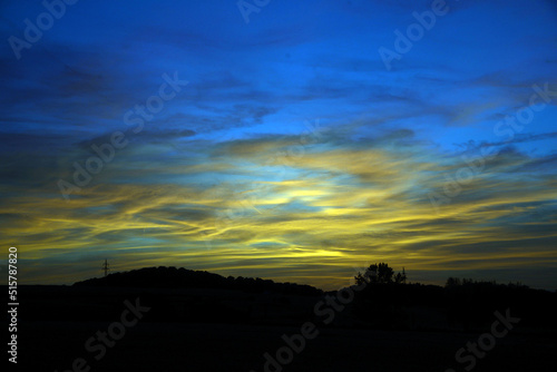 Abendhimmel bei Nehden