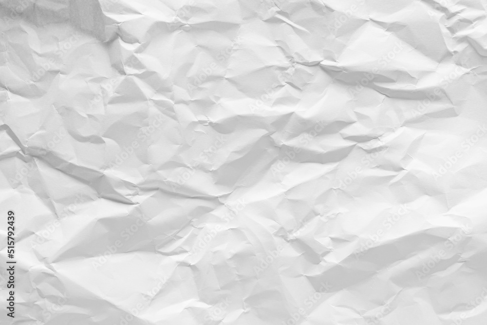 White crumpled paper texture background, clean white wrinkled paper, top view. White crumpled paper texture background, clean white wrinkled paper, top view.