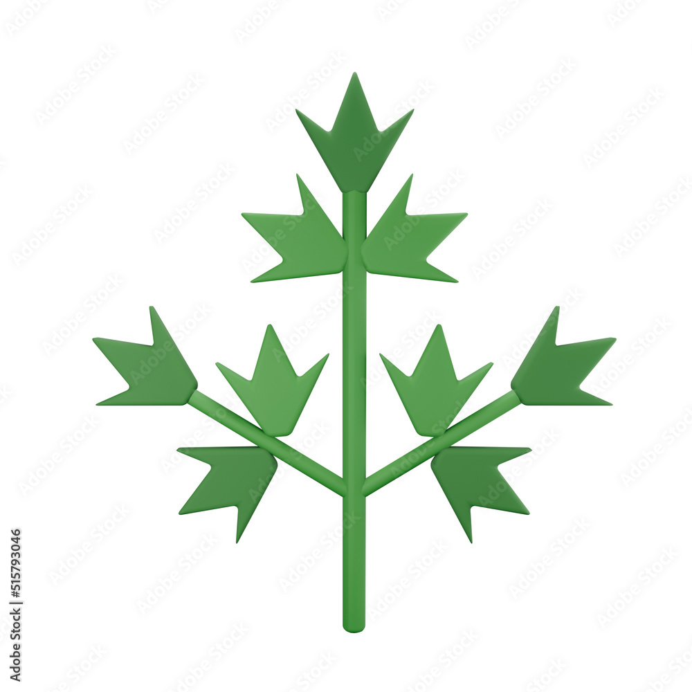 Fototapeta premium 3d illustration Parsley