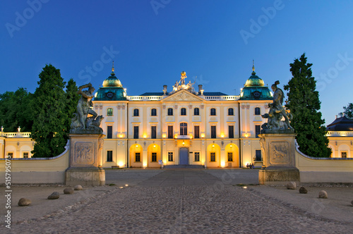 Bialystok - the largest city in northeastern Poland and the capital of the Podlaskie Voivodeship. Branicki Palace, also known as the Polish Versailles.