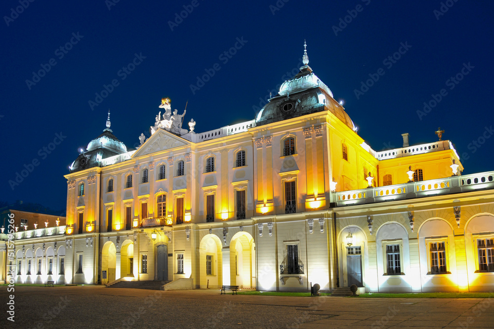Fototapeta premium Bialystok - the largest city in northeastern Poland and the capital of the Podlaskie Voivodeship. Branicki Palace, also known as the Polish Versailles.