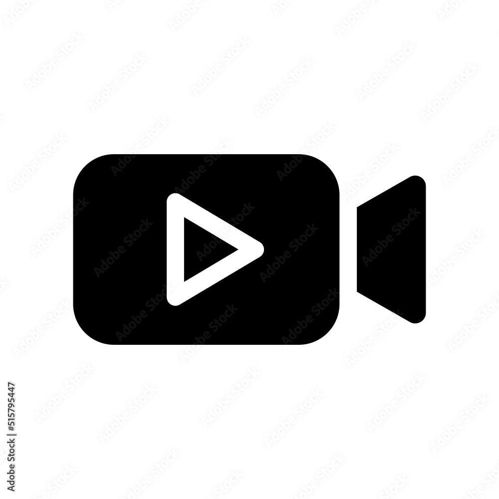 Video Camera Icon Vector Symbol Design Illustration Video Camera Icon Vector Symbol Design Illustration