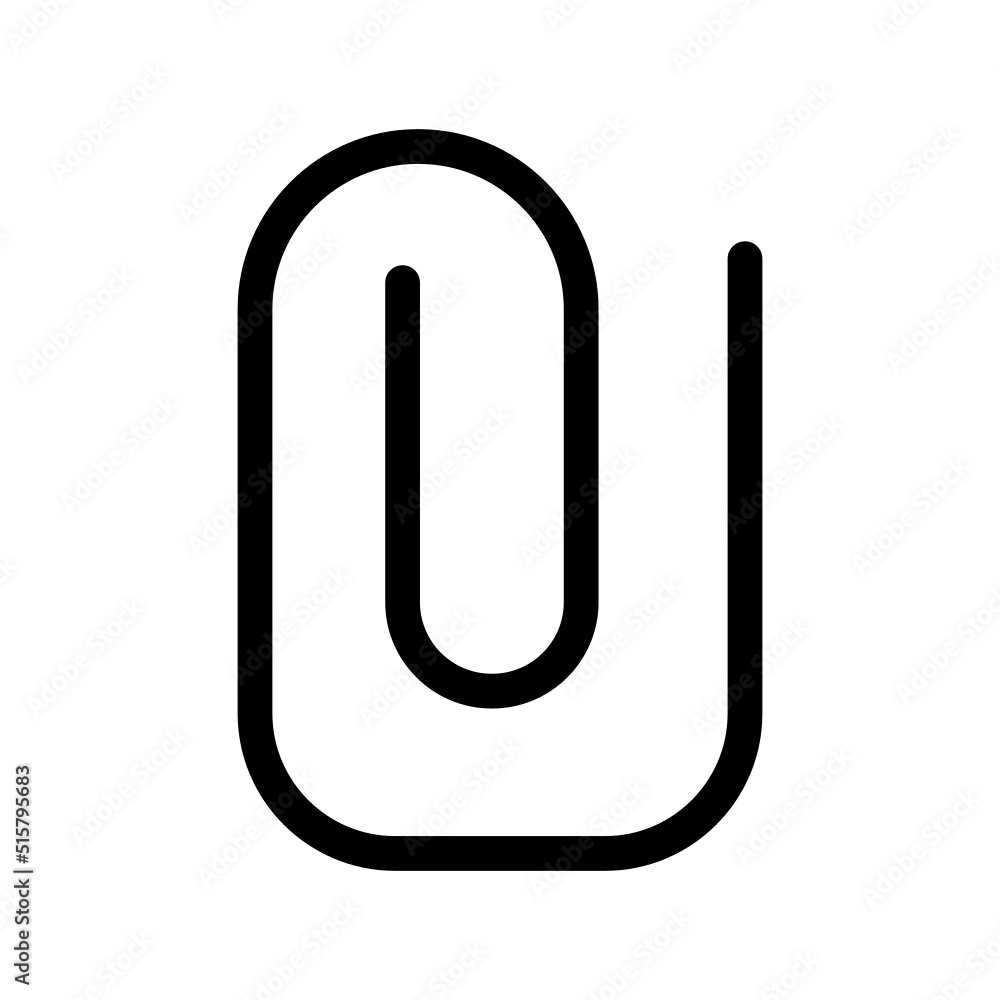 Clip Icon Vector Symbol Design Illustration Clip Icon Vector Symbol Design Illustration
