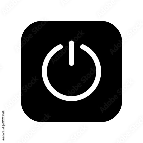 Power Icon Vector Symbol Design Illustration