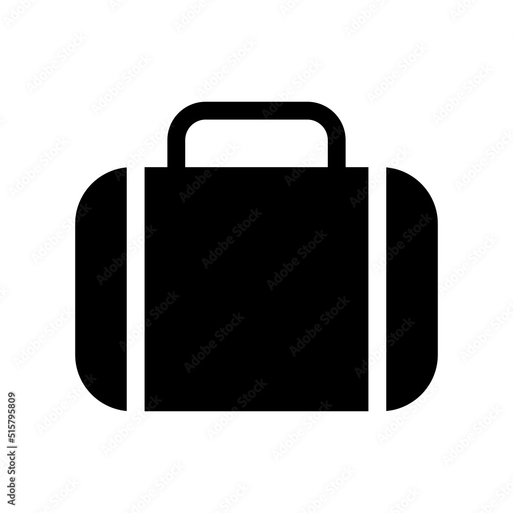 Suitcase Icon Vector Symbol Design Illustration Suitcase Icon Vector Symbol Design Illustration