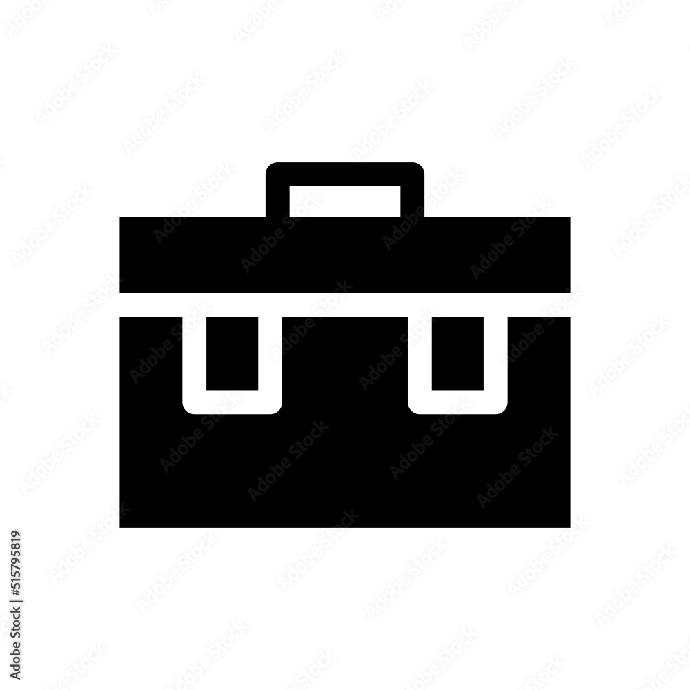 Suitcase Icon Vector Symbol Design Illustration