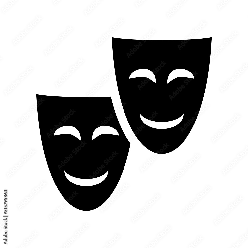 Masks Icon Vector Symbol Design Illustration Masks Icon Vector Symbol Design Illustration
