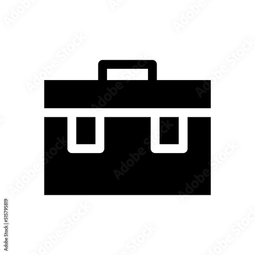 Suitcase Icon Vector Symbol Design Illustration