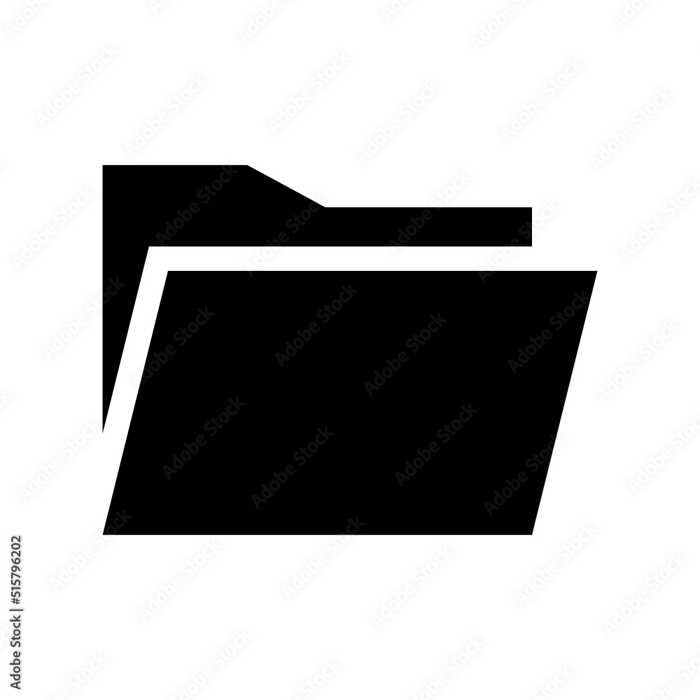 Folder Icon Vector Symbol Design Illustration Folder Icon Vector Symbol Design Illustration