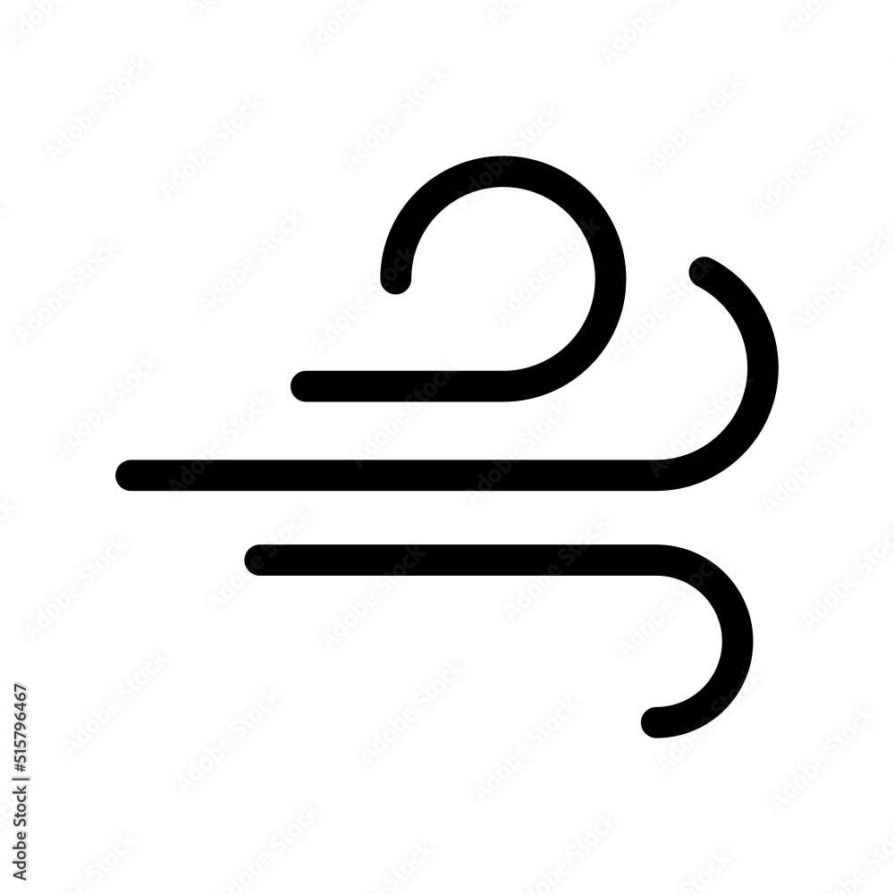 Wind Icon Vector Symbol Design Illustration Wind Icon Vector Symbol Design Illustration