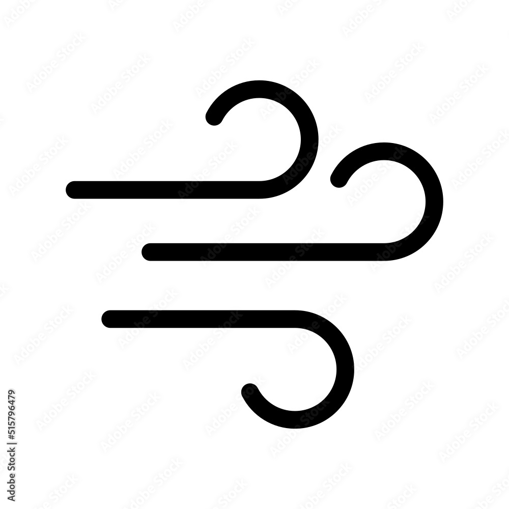 Wind Icon Vector Symbol Design Illustration Wind Icon Vector Symbol Design Illustration