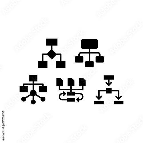 Logic Icon Set Vector Symbol Design Illustration