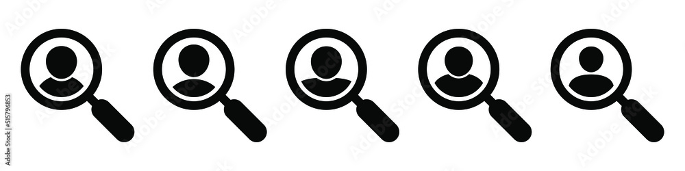 Headhunt icon. Search for personnel. Employee staff. Assessment vector sign. People looking for job. Headhunt icon. Search for personnel. Employee staff. Assessment vector sign. People looking for job.