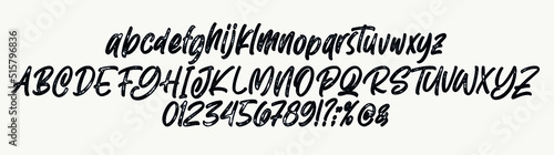  Craft vintage typeface design. Fashion type. Pop modern display vector letters.