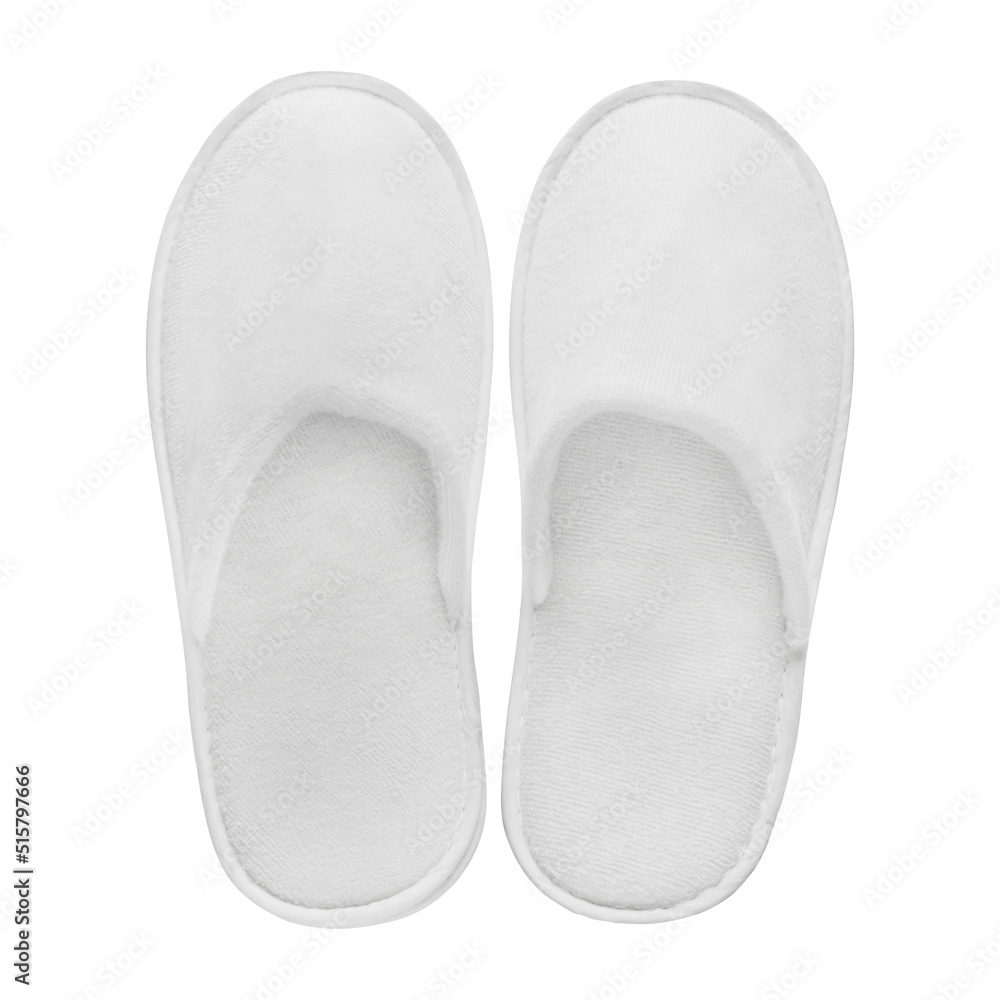 Spa, balneo, relax, hotel, wellness pair of slippers isolated Spa, balneo, relax, hotel, wellness pair of slippers isolated