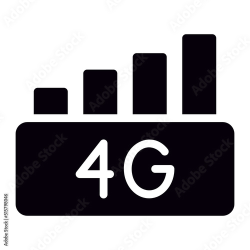 4g glyph icon
