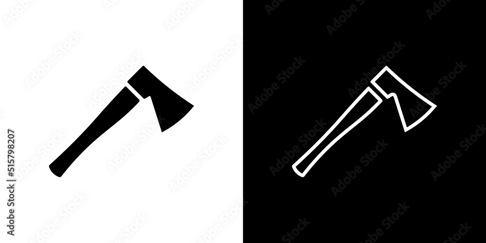 Modern axe icon Modern axe icon