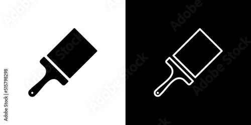 Modern putty knife icon