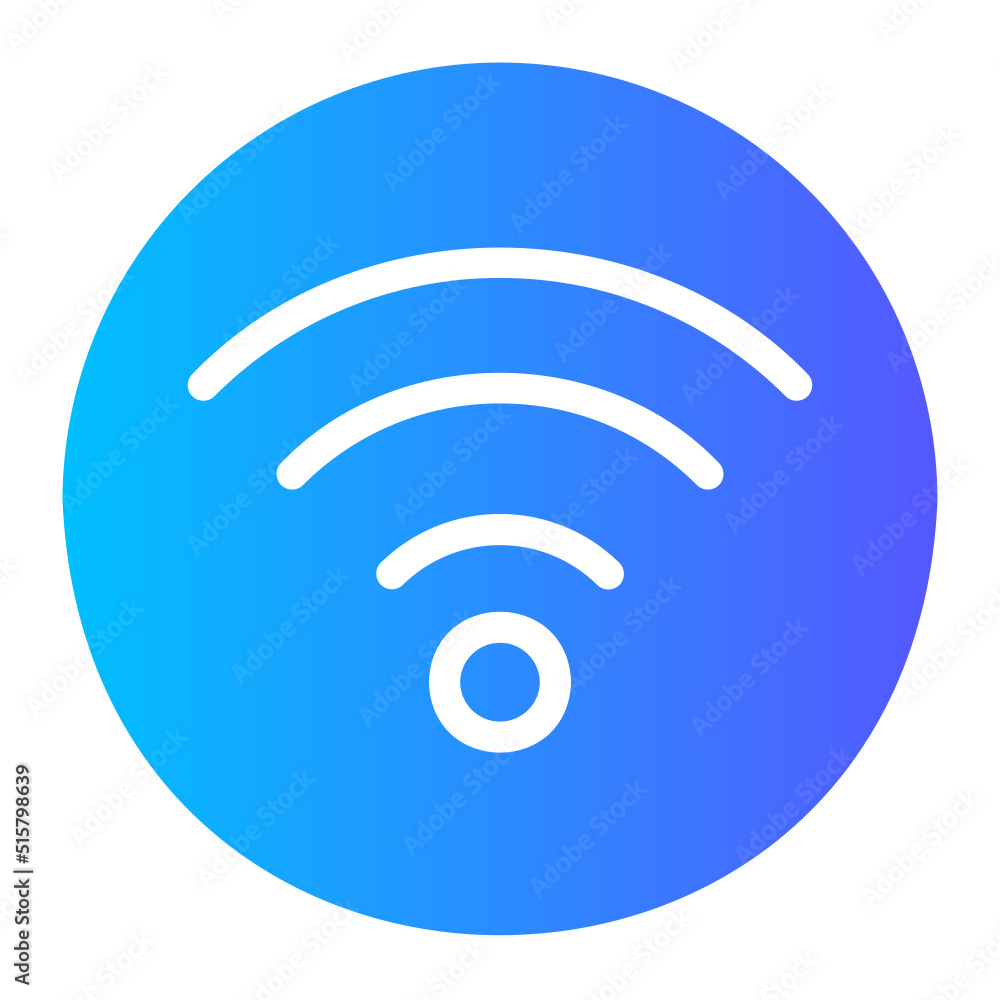 wifi connection gradient icon wifi connection gradient icon