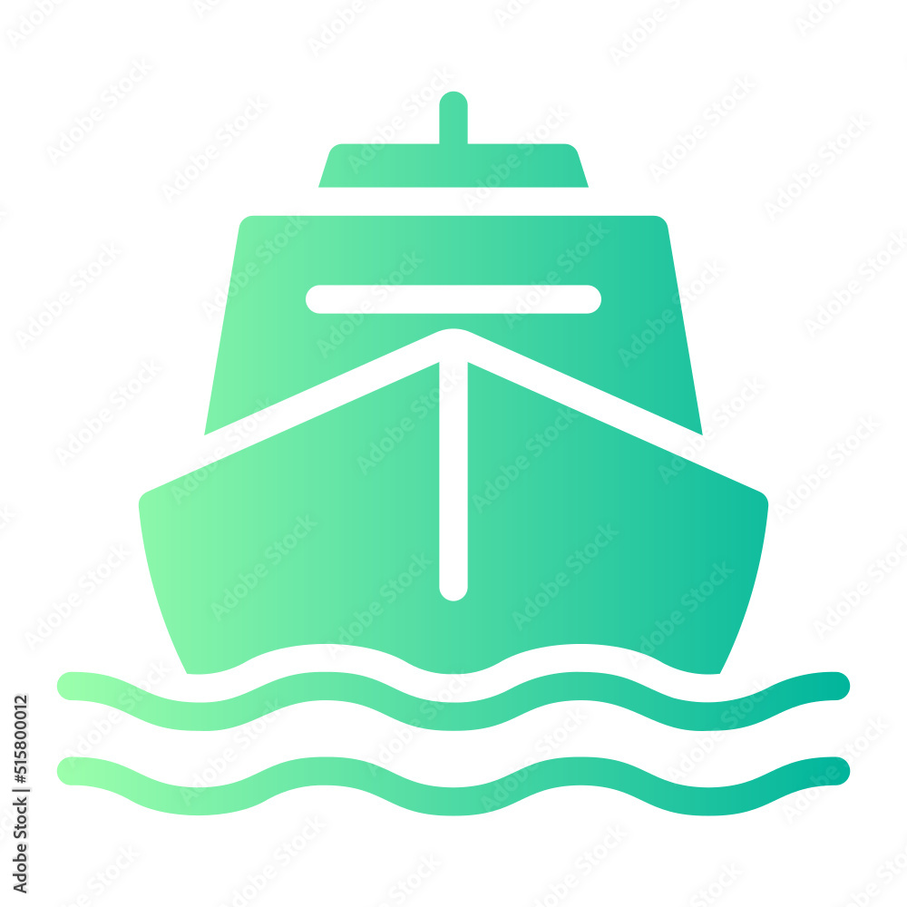 ship gradient icon ship gradient icon