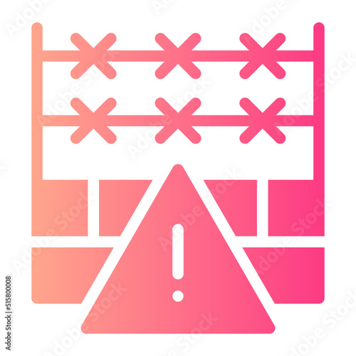 shield border gradient icon