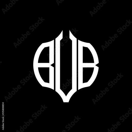 BVB letter logo. BVB best black background vector image. BVB Monogram logo design for entrepreneur and business. photo