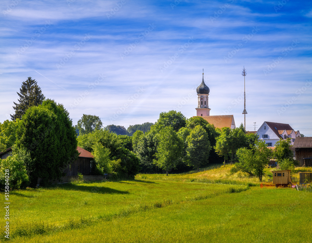 Church in a village of Bavaria