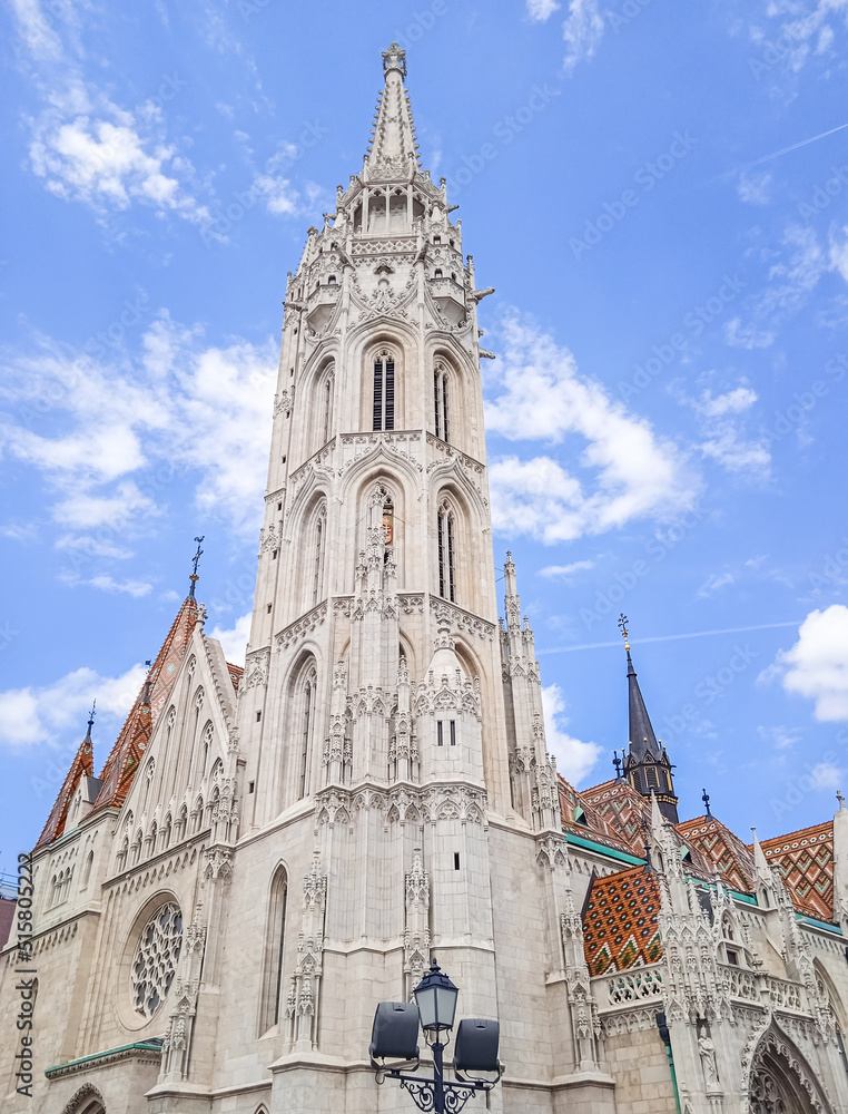 Matthias Church in Hungary, in Budapest