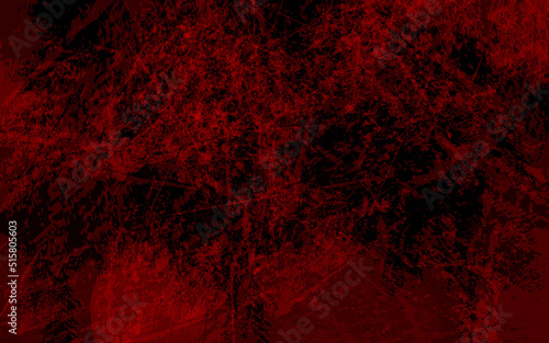 Abstract grunge texture black and red color background