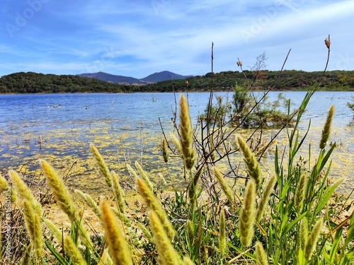 Fotografie view of the lake of Baratz in Sardinia