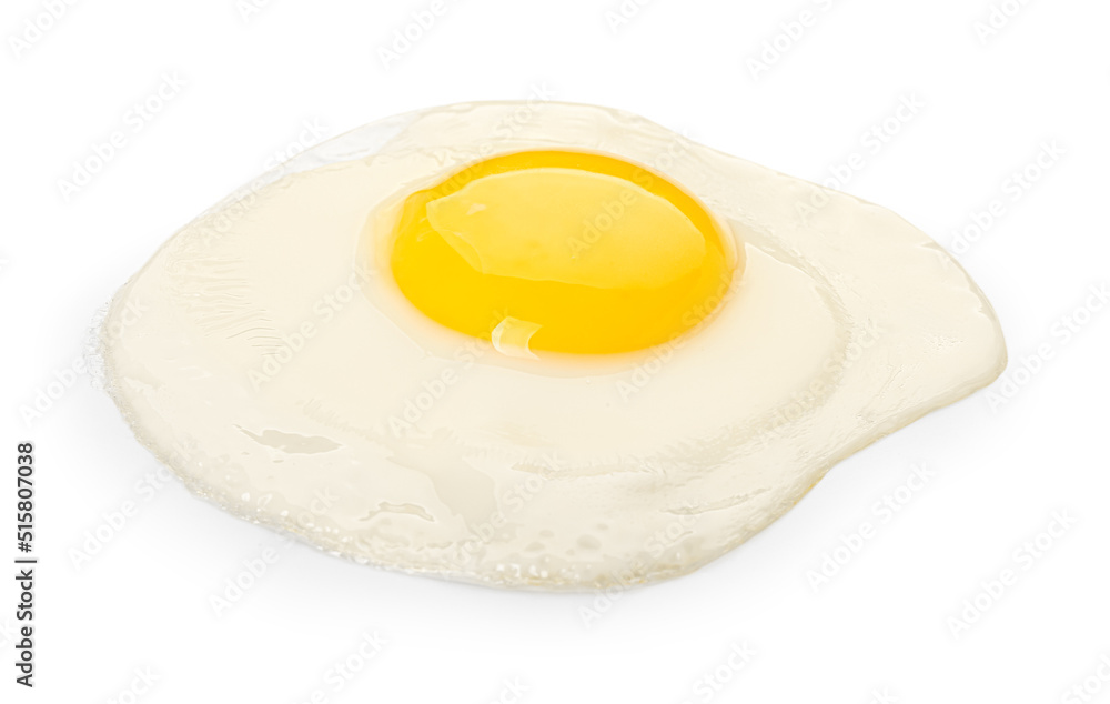 Fried egg isolated on white background Fried egg isolated on white background