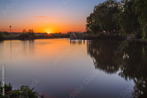 sunset on the lake © Erik